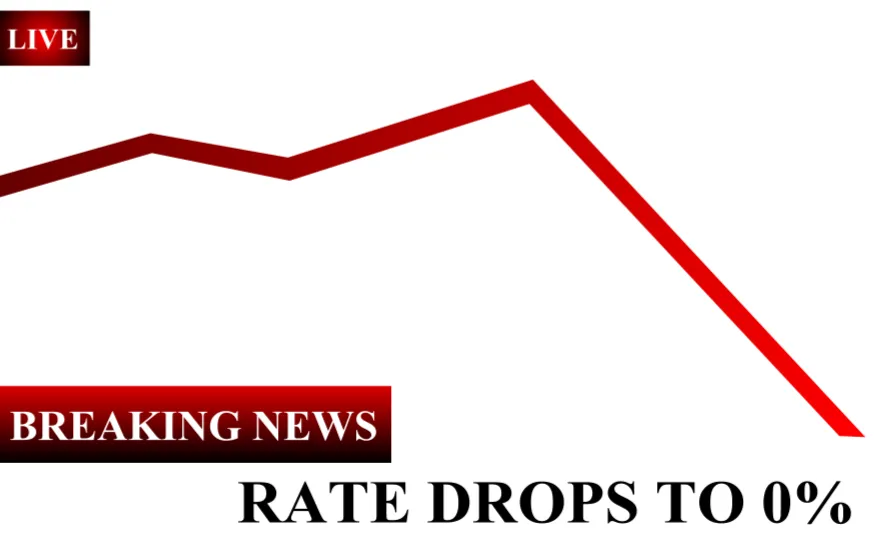 ____ Rate Drops To 0% 
