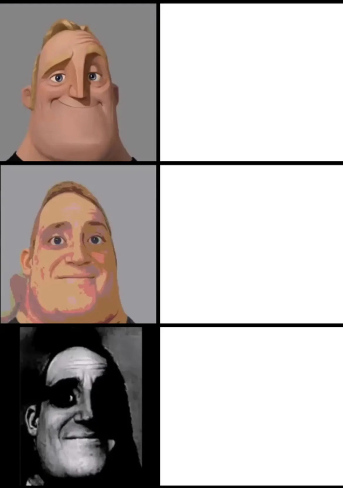 3 Frame Uncanny Mr. Incredible 
