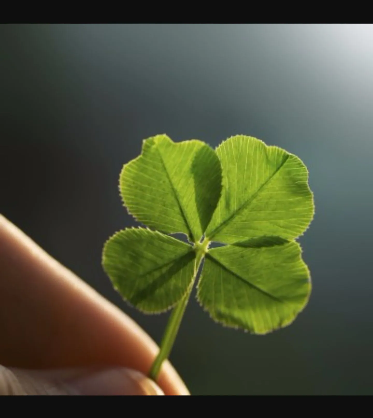 4 leaf clover hand 