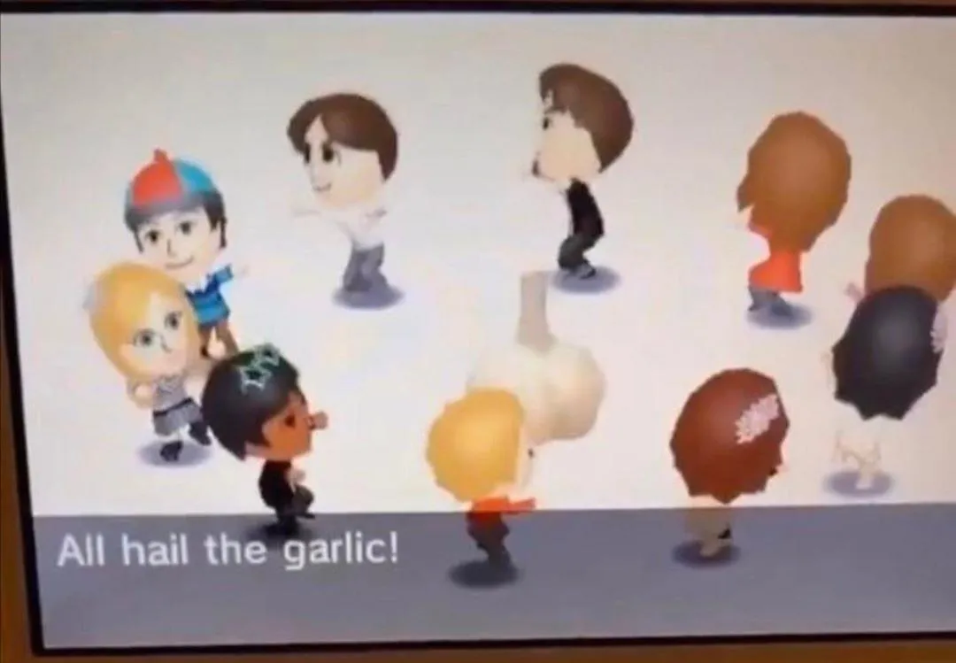 ALL HAIL THE GARLIC 