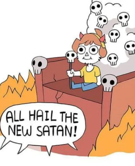 ALL HAIL THE NEW SATAN! 