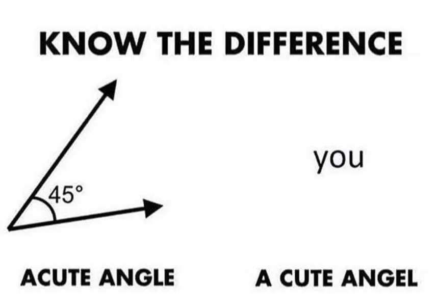 Acute Angle, A Cute Angel 