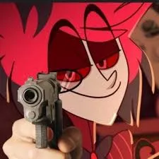 Alastor with a gun 