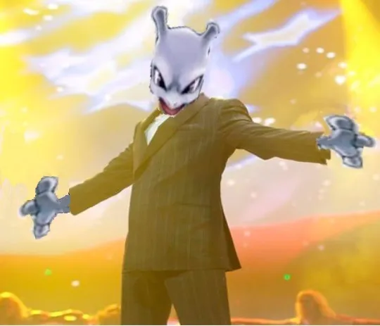 Alien suggesting space joy 