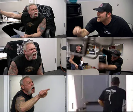 American chopper argument 6 panel 
