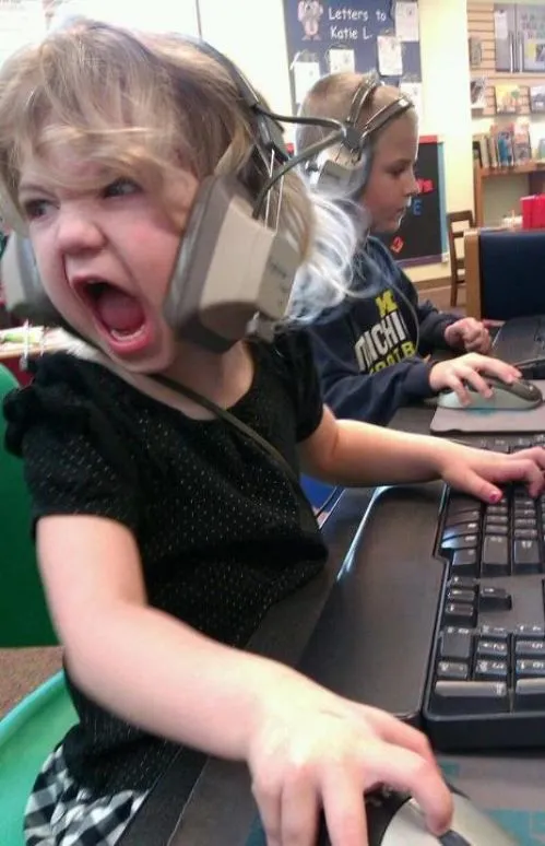 Angry Gamer Girl 
