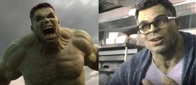 Angry Hulk VS Civil Hulk 