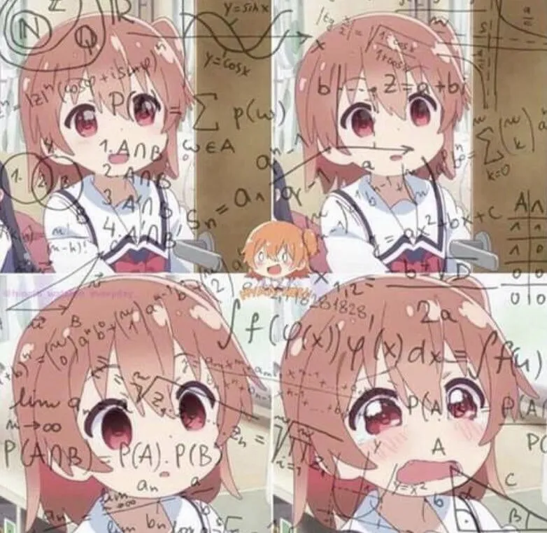 Anime Math Woman 