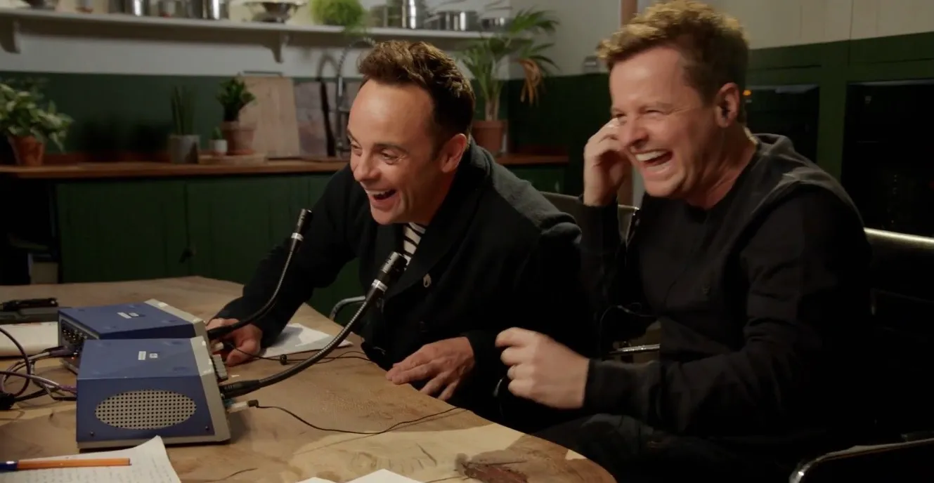 Ant and Dec laughing