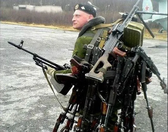 Armed Russian 
