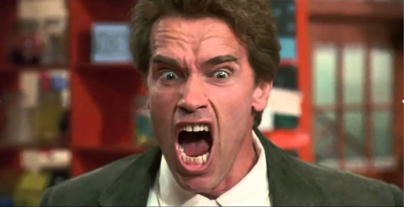 Arnold Schwarzenegger Kindergarten Cop It's Not A Tumor 