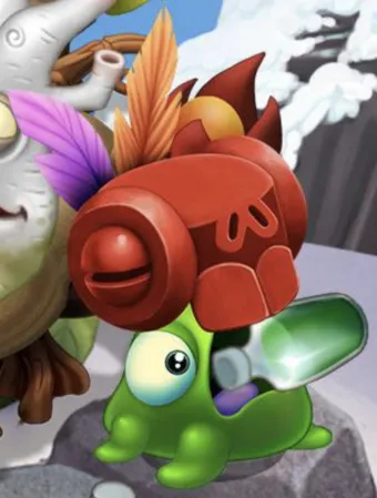 Baby Yelmut voring a bottle of cough syrup 