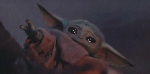 Baby yoda cry 