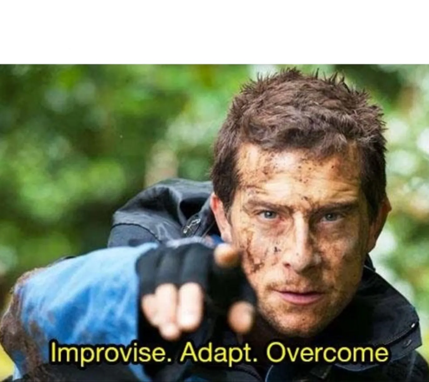 Bear Grylls Improvise Adapt Overcome 