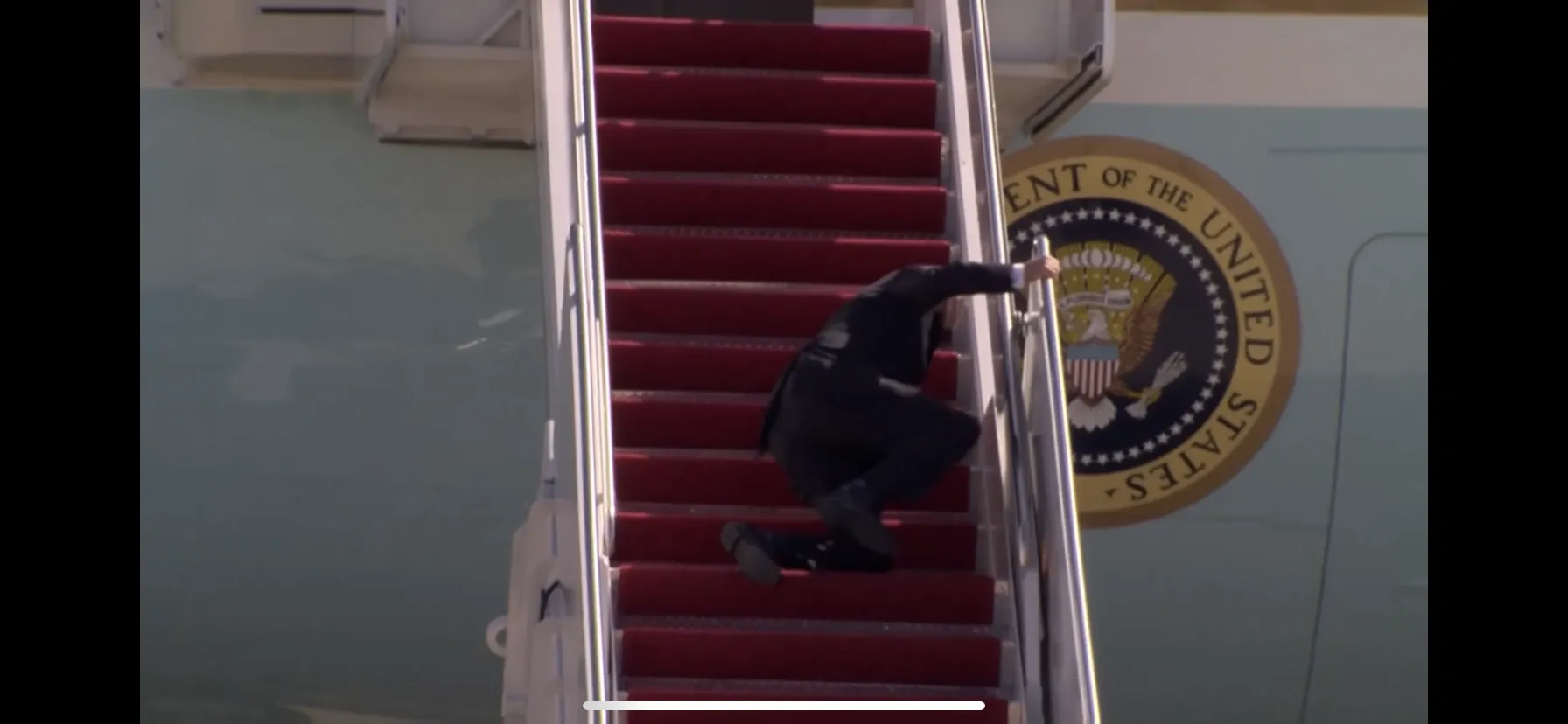 Biden Falling Down Stairs 