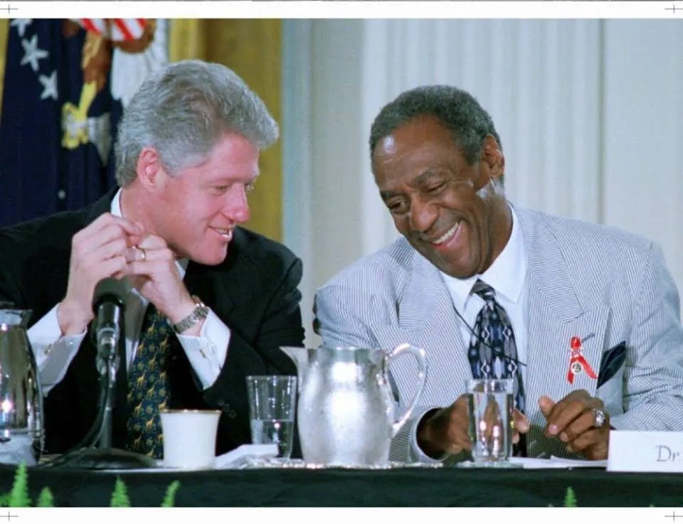 Bill Clinton and Bill Cosby 