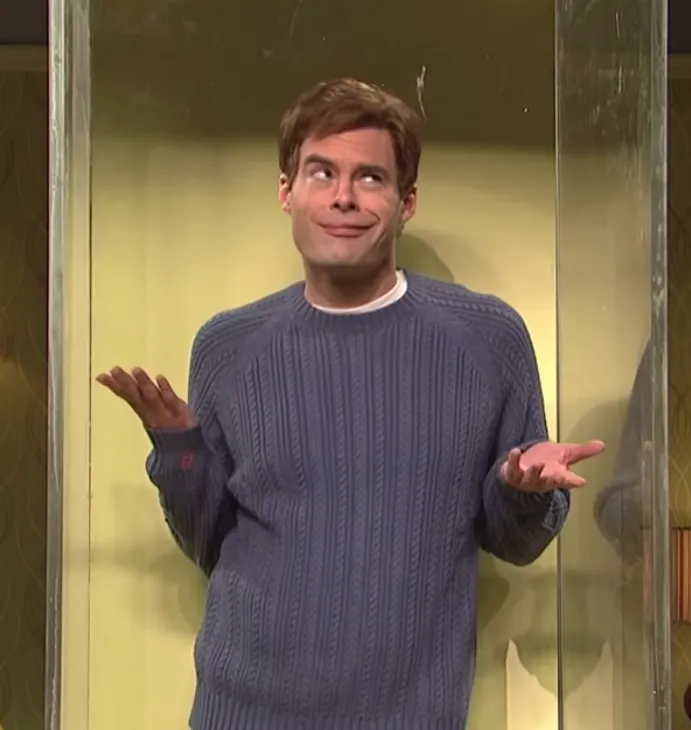 Bill Hader Shrug