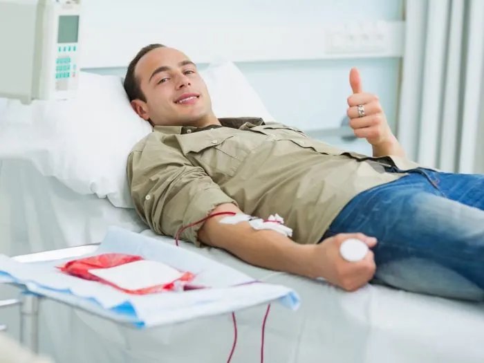 Blood Donate Thumbs Up 