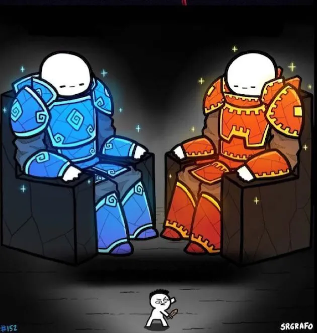 Blue Giant Orange Giant 