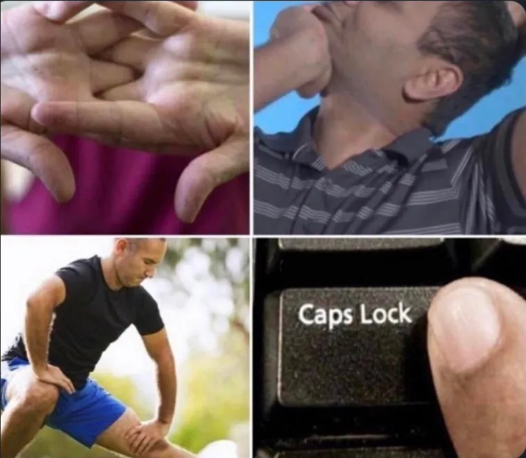 Boomer capslock preparing 