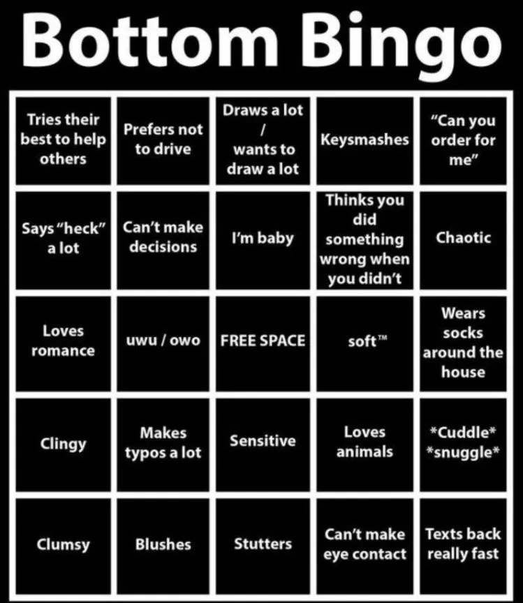 Bottom Bingo 