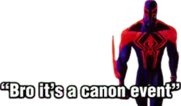 Bro it’s a canon event