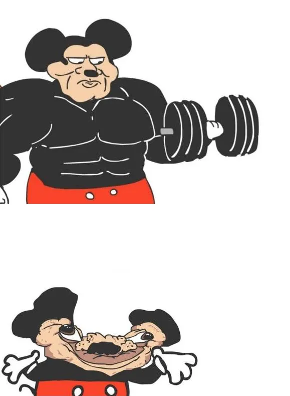 Buff mickey (reverse) 