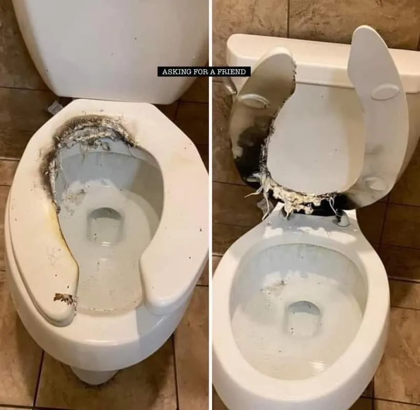 Burning ghost pepper 