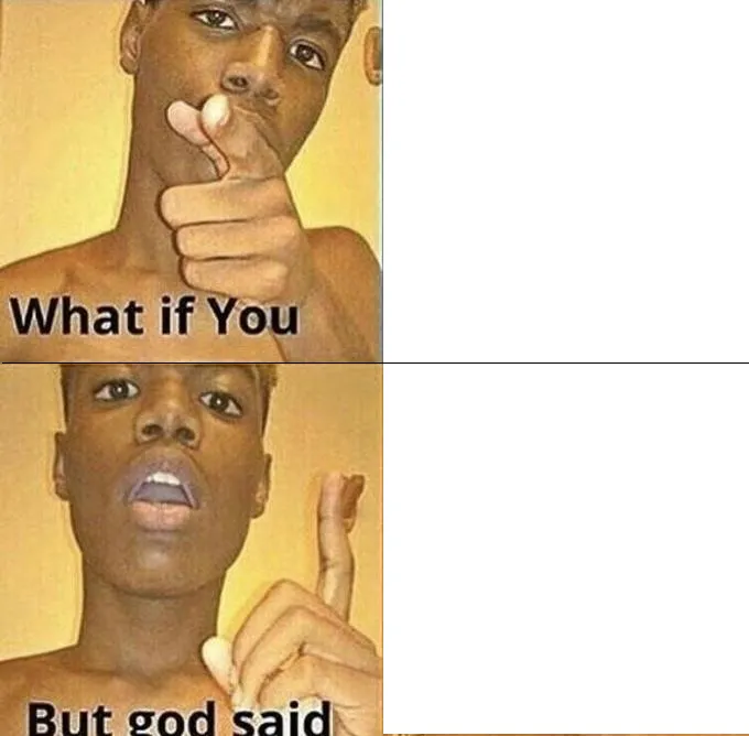 But God Said blank 