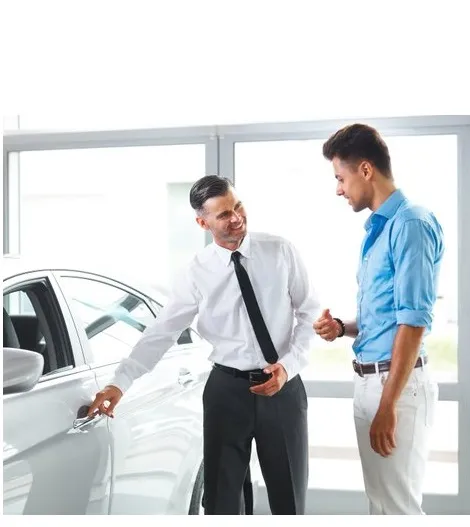 CAR DEALER AND MAN 