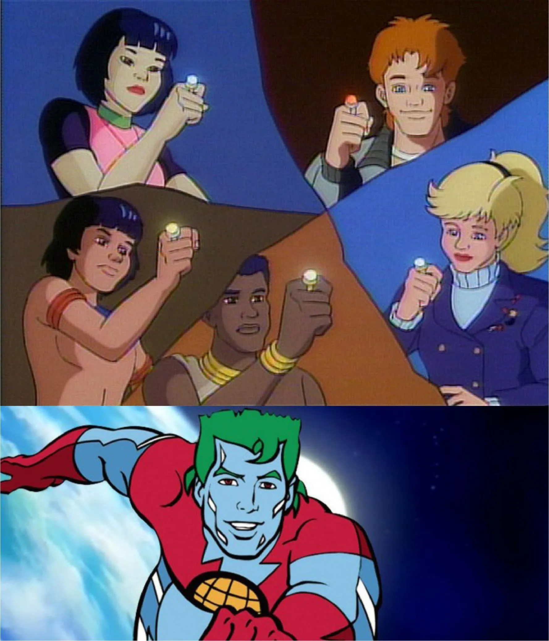 Captain planet powers combined 