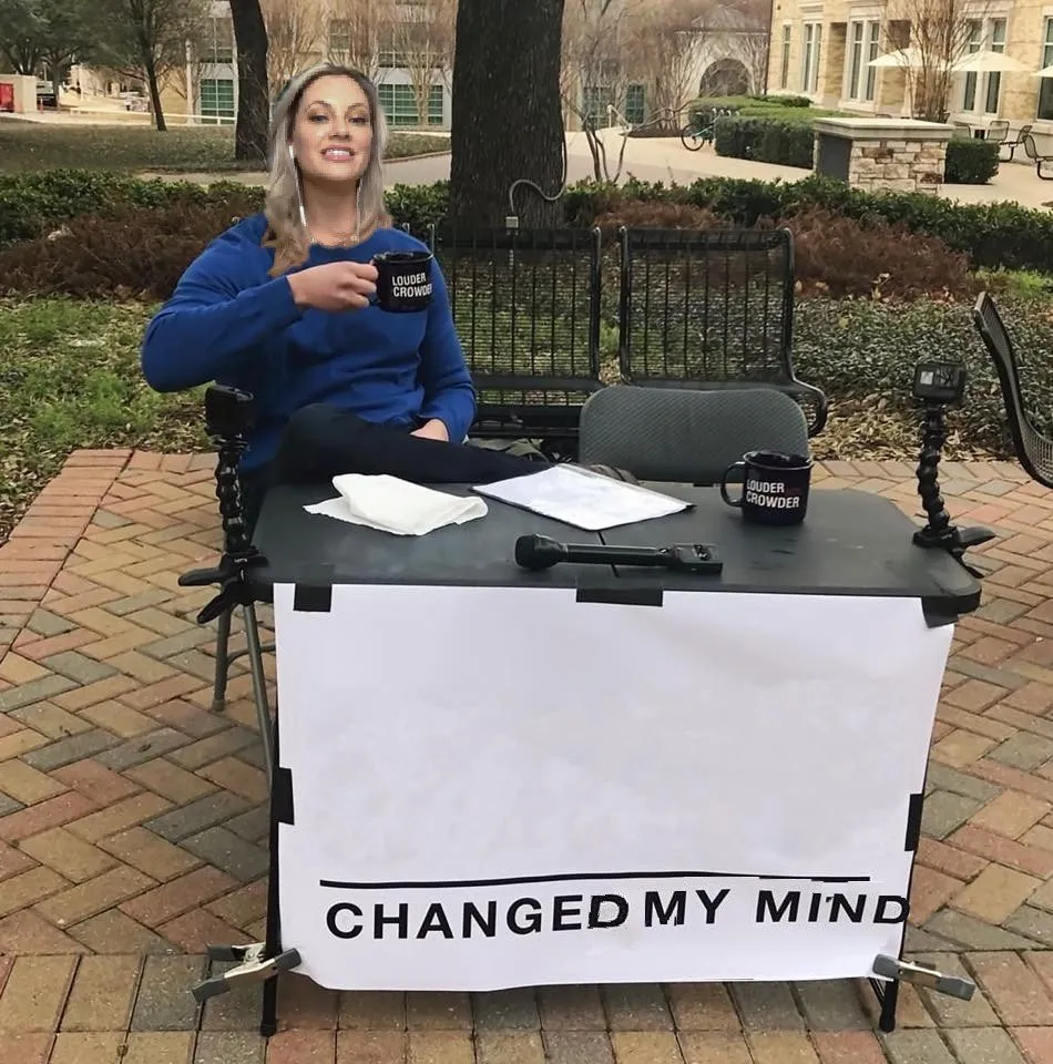 Changed my mind 