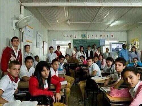 Class looking at you 