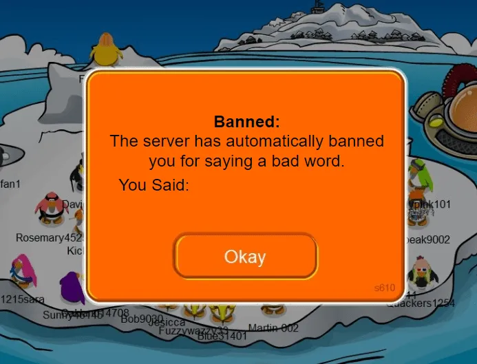 Club Penguin Ban 