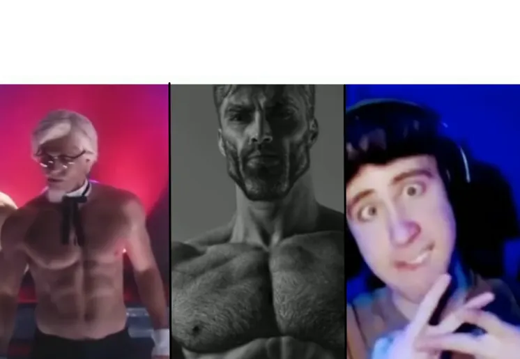 Colonel Sanders vs Gigachad vs Femboy 