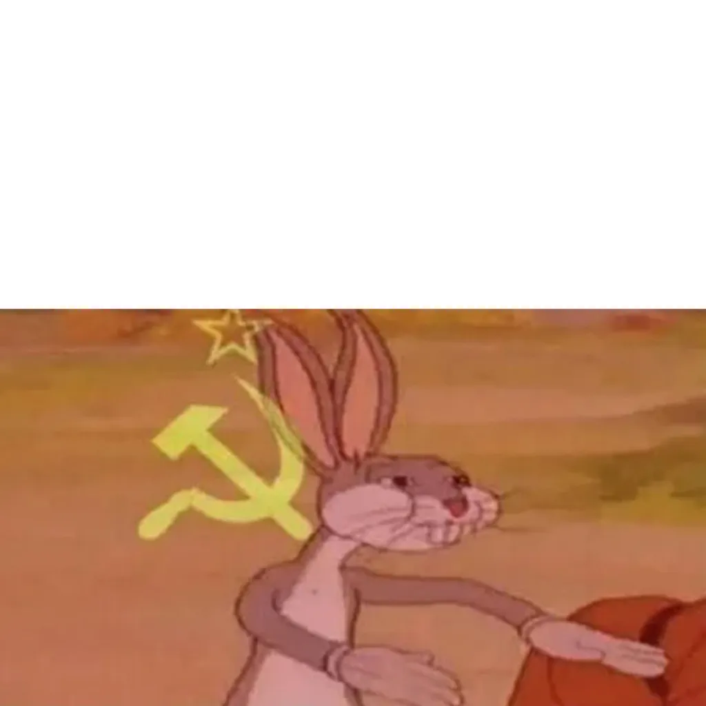 Communist Bugs Bunny (with white space) 