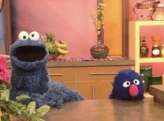 Cookie Monster and Grover 