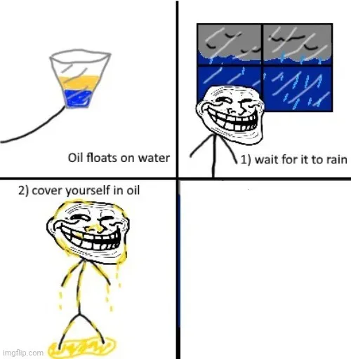 Cover yourself in Oil 