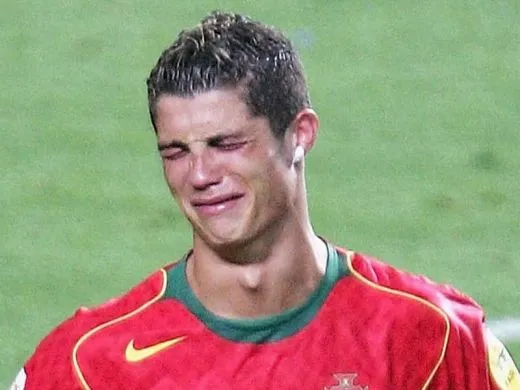Cristiano Ronaldo Crying 