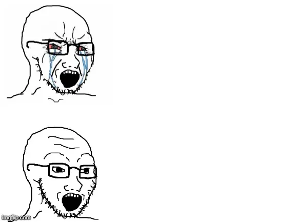 Crying Hypocrite Wojak 