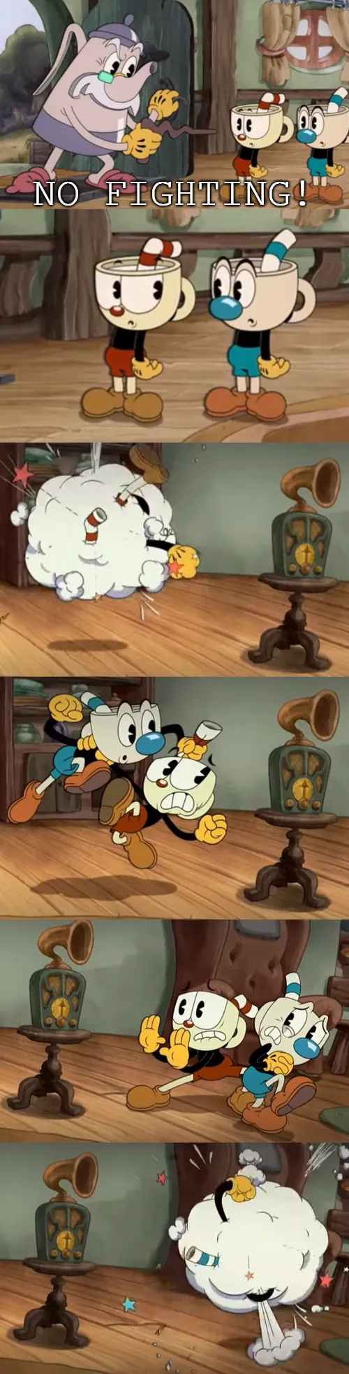 Cuphead Show No Fighting 
