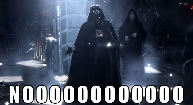 Darth Vader Noooo 