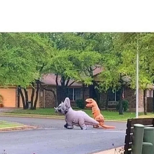 Dinosaur Couple 