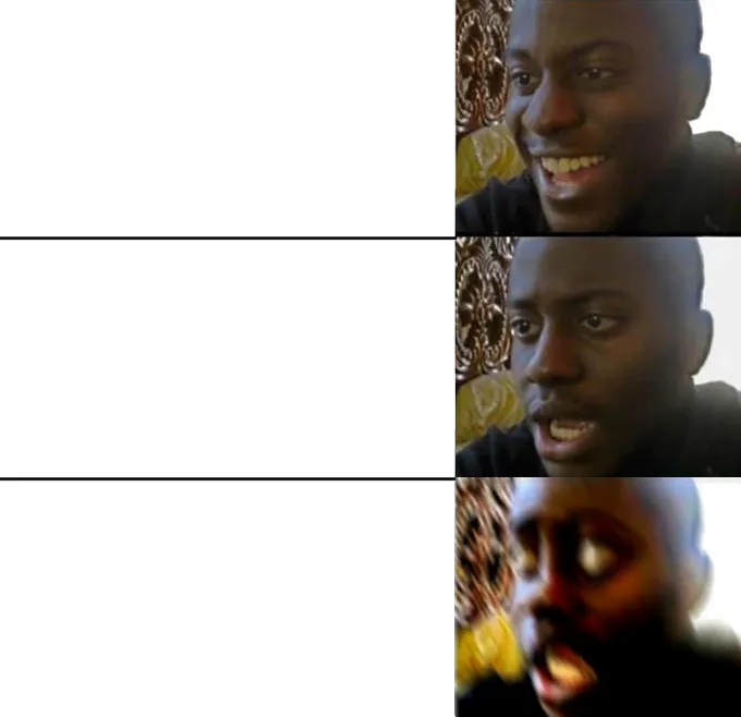 Disappointed Guy (3 Panels) 