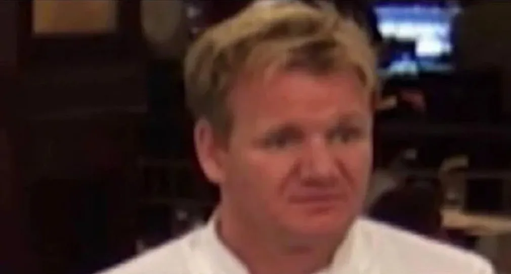 Disgusted Gordon Ramsay 