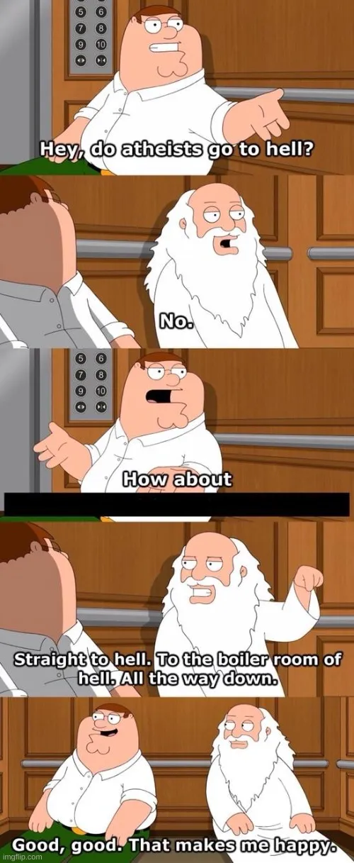 Do atheists go to hell? 