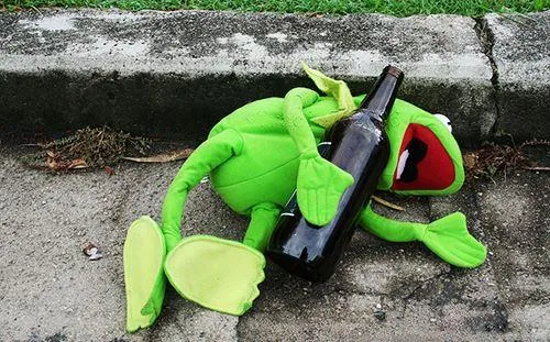 Drunk Kermit 
