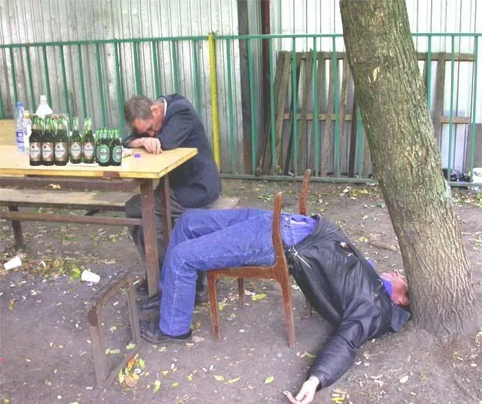 Drunk russian