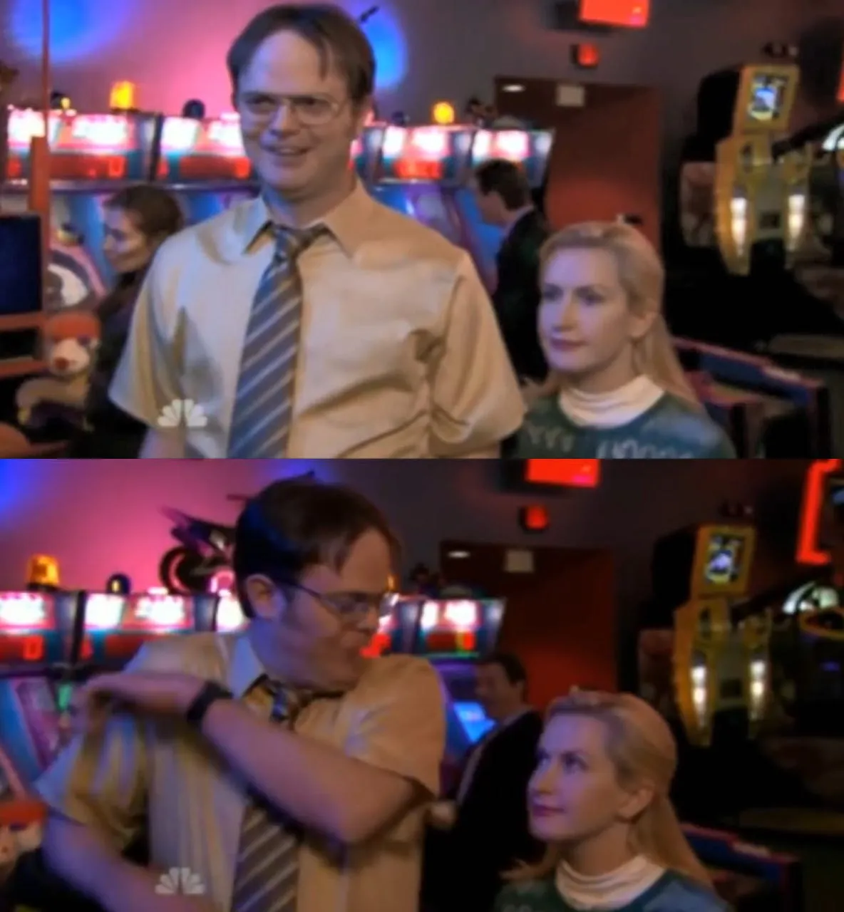 Dwight Angela Surprise 