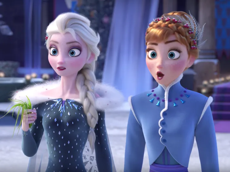 Elsa and Anna SHOCKED! 